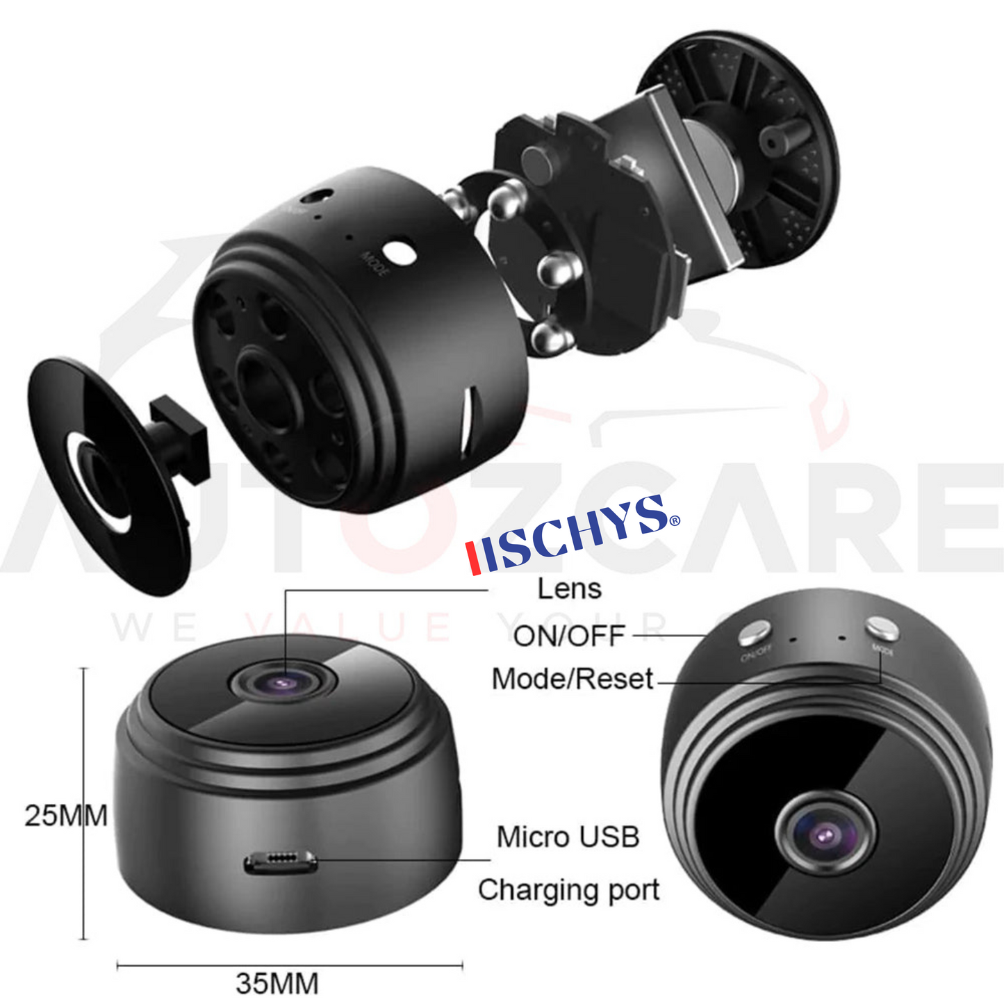 MINI CAMERA WI-FI, FULL-HD 1080P